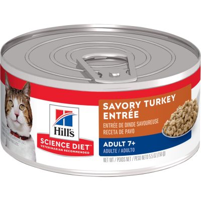 Sd Feline Adult 7 Plus Savory Turkey Entree Canned Productshot Zoom